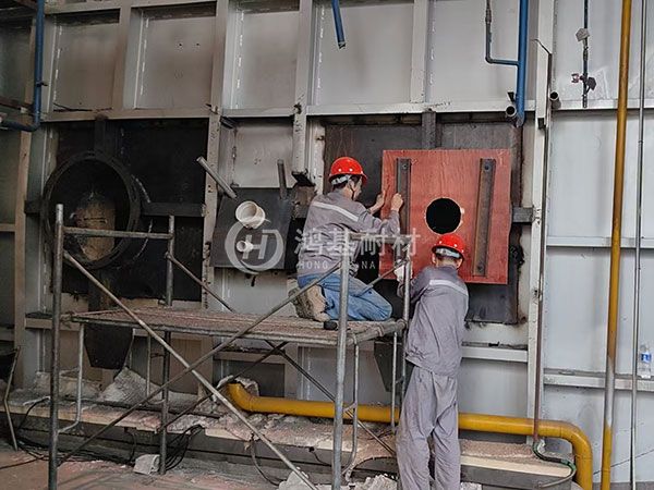 45吨双室熔铝炉燃烧器改造