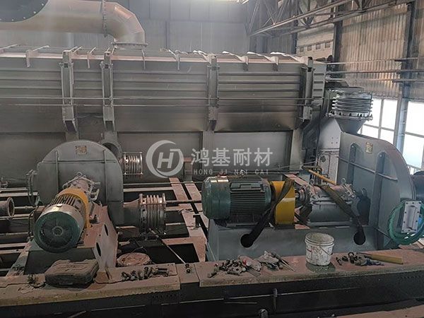 45吨双室熔铝炉炉门改造